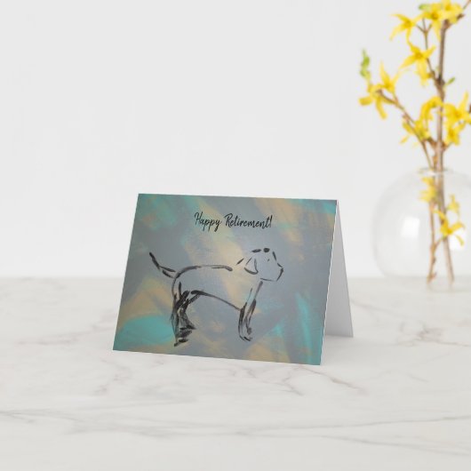 Grußkarte für glückliche Altersversorgung im Inner Karte (Gelbe Blume)