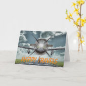 Grußkarte für glückliche Reisen Karte (Gelbe Blume)