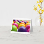 Grußkarte für Golfer Karte (Gelbe Blume)