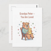 Grußkarte für Großvater Postkarte (Vorne/Hinten)