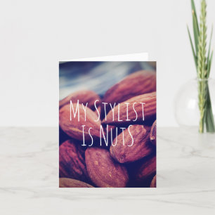 Grußkarte für Hair Stylist Feiertagskarte