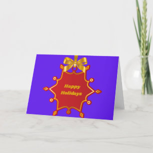 Grußkarte für Happy Holidays Karte
