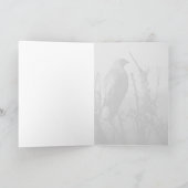 Grußkarte für Hawk und Mond Karte (Innenseite)
