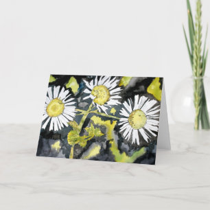 Grußkarte für Heath aster Wildblume Karte