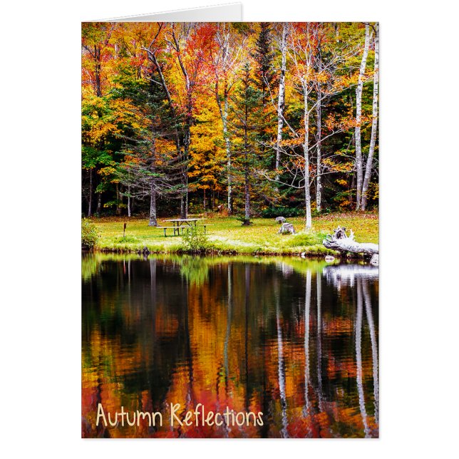 Grußkarte für Herbst (Vorne)
