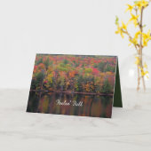 Grußkarte für Herbst Karte (Gelbe Blume)