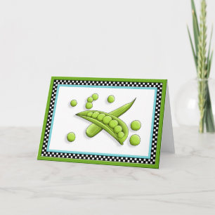 Grußkarte für hübsche Peas Karte