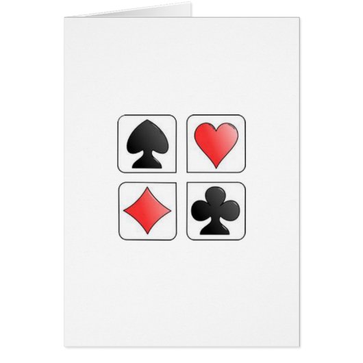 Grußkarte für humorvolle Bridge-Spieler (Vorne)