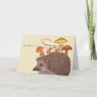 Grußkarte für Igel Karte