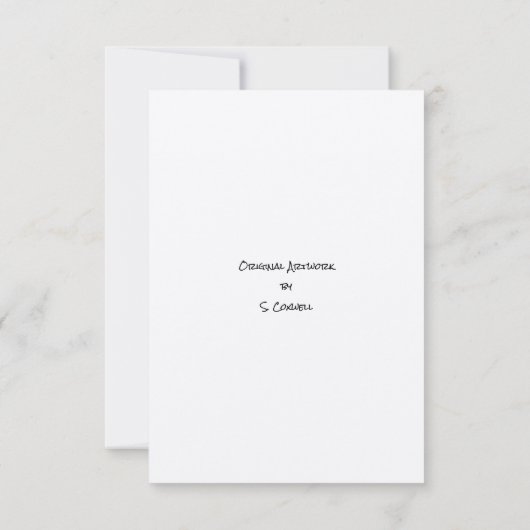 Grußkarte für Indianerfeathers Karte (Rückseite)