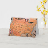 Grußkarte für Indianerstämme Karte (Gelbe Blume)