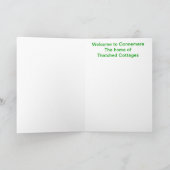 Grußkarte für irische Bilder Karte (Innenseite)