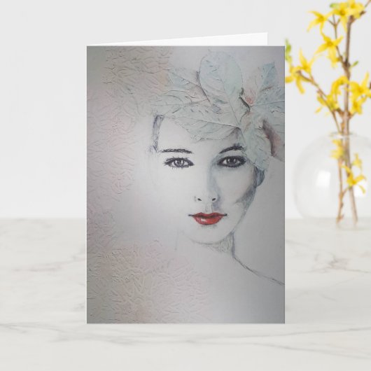 Grußkarte für jede Anlässe Karte (Gelbe Blume)