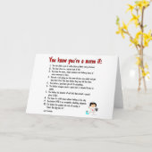 Grußkarte für Krankenpflege - Maßgeschneidert Karte (Gelbe Blume)