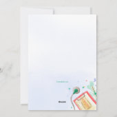 Grußkarte für Krankenpfleger Feiertagskarte (Rückseite)