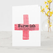 Grußkarte für Krankenpfleger Karte (Gelbe Blume)