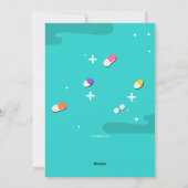 Grußkarte für Krankenschwestern Feiertagskarte (Rückseite)