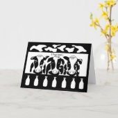 Grußkarte für Kuhunternehmen Karte (Gelbe Blume)