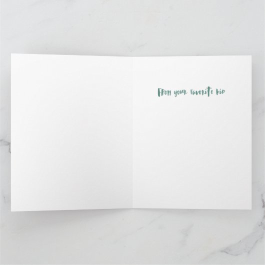 Grußkarte für Lieblings-Kindermutter Karte (Innenseite)