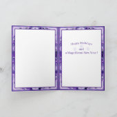 Grußkarte für lila Soul Dankeskarte (Innenseite)