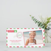 Grußkarte für Luftpost Feiertagskarte (Stehend Vorderseite)