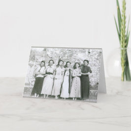 Grußkarte für Mädchen Einladung