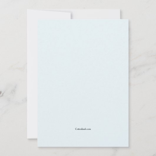 Grußkarte für Männer (Rückseite)