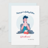 Grußkarte für Männer (Vorne/Hinten)