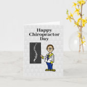 Grußkarte für männliche Chiropraktiker Karte (Gelbe Blume)