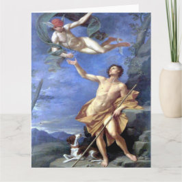 Grußkarte für Merkur und Paris Karte