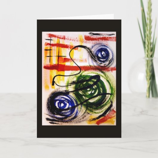 Grußkarte für moderne Maschinen Karte (Vorderseite)