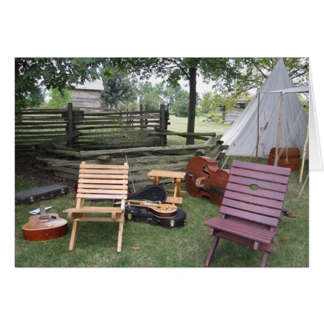 Grußkarte für Musikerband (Vorderseite (Horizontal))