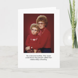Grußkarte für Mutter gewidmet Karte