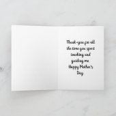 Grußkarte für Mutter und Tochter Karte (Innenseite)