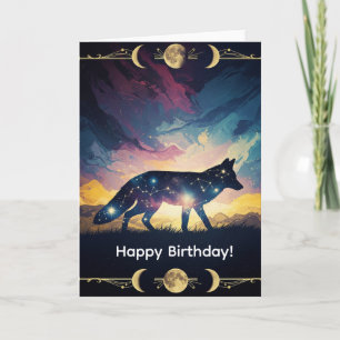 Grußkarte für Mystical Fox Karte