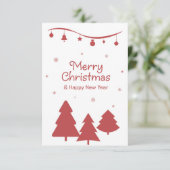 Grußkarte für nahtlose Saison. Karte (Stehend Vorderseite)