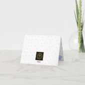 Grußkarte für Neugeborene Feiertagskarte (Rückseite)