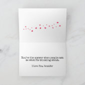 Grußkarte für niedlichen Mops Feiertagskarte (Innenseite)