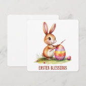 Grußkarte für Ostern Dankeskarte (Vorne/Hinten)