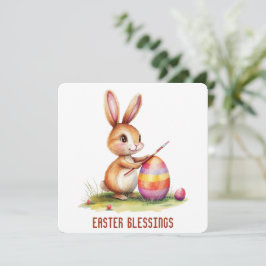 Grußkarte für Ostern Dankeskarte