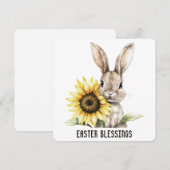 Grußkarte für Ostern Dankeskarte (Vorne/Hinten)