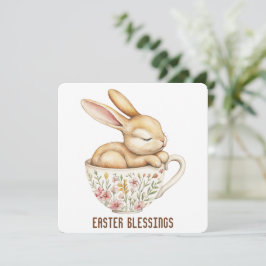 Grußkarte für Ostern Dankeskarte