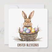 Grußkarte für Ostern Dankeskarte (Vorderseite)