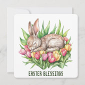 Grußkarte für Ostern Dankeskarte (Vorderseite)