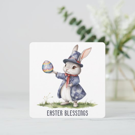 Grußkarte für Ostern Dankeskarte (Stehend Vorderseite)