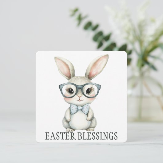 Grußkarte für Ostern Dankeskarte (Stehend Vorderseite)