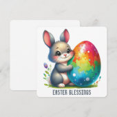 Grußkarte für Ostern Dankeskarte (Vorne/Hinten)