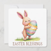 Grußkarte für Ostern Dankeskarte (Vorderseite)