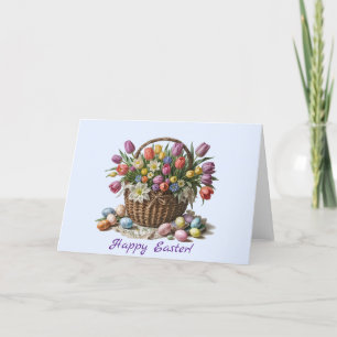 Grußkarte für Ostern Dankeskarte