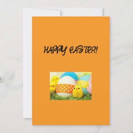 Grußkarte für Ostern Feiertagskarte (Vorderseite)